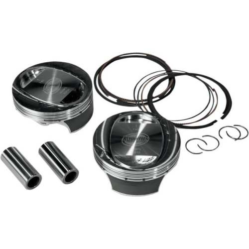 Revolution Performance - Revolution Performance Big Bore Piston Kit (117in. Domed) - Bore 4.125in. - Stroke 4in. - 10.5:1 Compression - 301-119WD