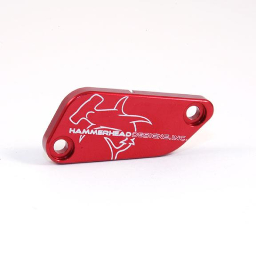 Hammerhead Designs - Hammerhead Designs Front Brake Master Cylinder Cover - Red - 35-0561-00-10