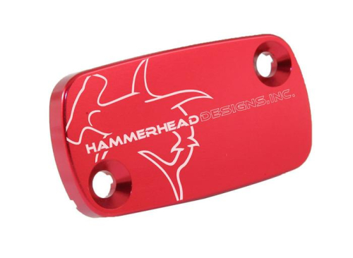 Hammerhead Designs - Hammerhead Designs Front Brake Master Cylinder Cover - Red - 35-0101-00-10