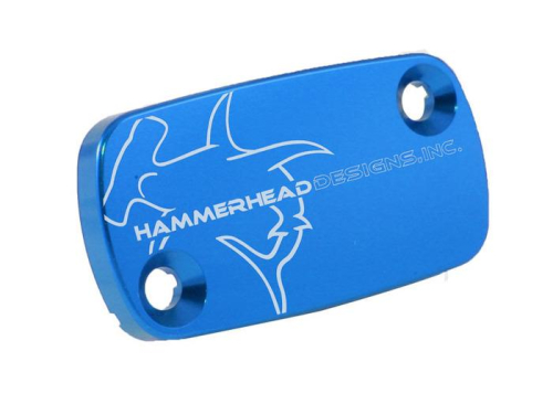 Hammerhead Designs - Hammerhead Designs Front Brake Master Cylinder Cover - Blue - 35-0101-00-20