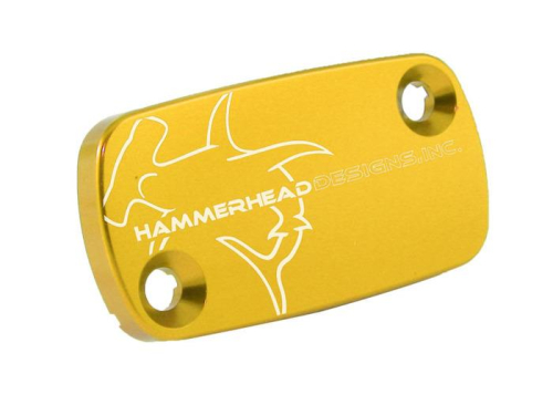 Hammerhead Designs - Hammerhead Designs Front Brake Master Cylinder Cover - Gold - 35-0101-00-50