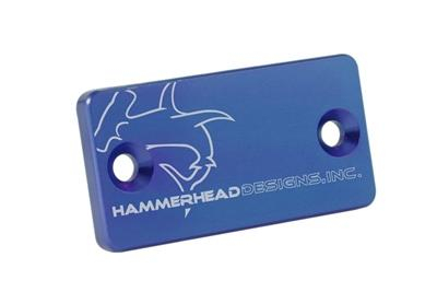 Hammerhead Designs - Hammerhead Designs Front Brake Master Cylinder Cover - Blue - 35-0221-00-20