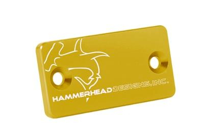 Hammerhead Designs - Hammerhead Designs Front Brake Master Cylinder Cover - Gold - 35-0221-00-50