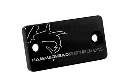 Hammerhead Designs - Hammerhead Designs Front Brake Master Cylinder Cover - Black - 35-0221-00-60