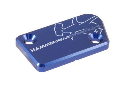 Hammerhead Designs - Hammerhead Designs Front Brake Master Cylinder Cover - Blue - 35-0222-00-20