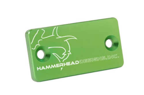 Hammerhead Designs - Hammerhead Designs Front Brake Master Cylinder Cover - Green - 35-0341-00-30