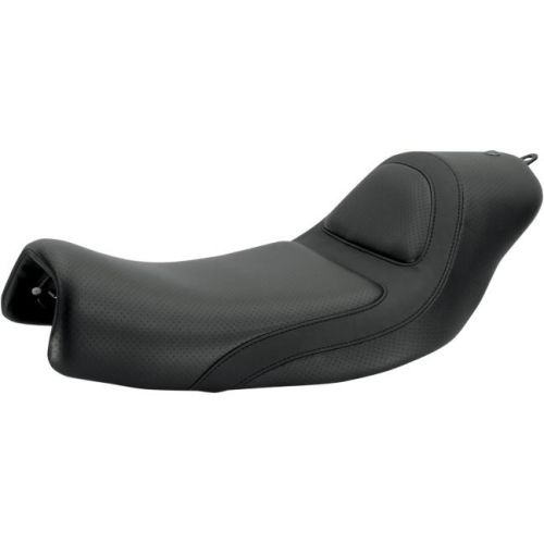 RSD - RSD Avenger Solo Seat - Black Distressed Vinyl - Raised Detailing - 76920