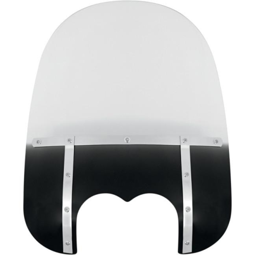 Memphis Shades - Memphis Shades Memphis Fats Windshield (Dual Cutout) - 21in. - Gradient Black - MEM6531