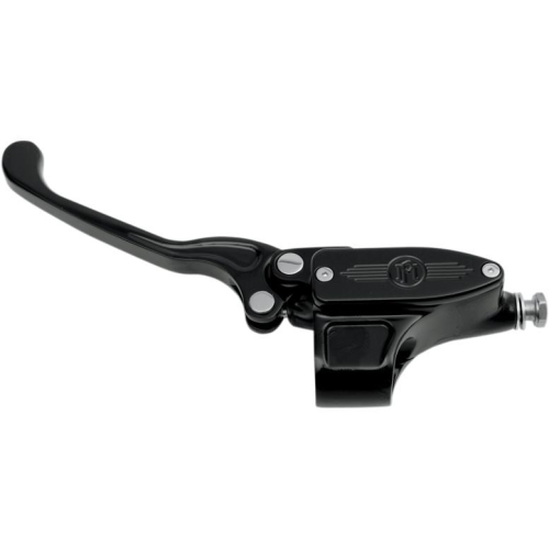 Performance Machine - Performance Machine 11/16in. Bore Hydraulic Clutch Contour Billet Handlebar Control (07-13 Style) - Black - 0062-2917-B