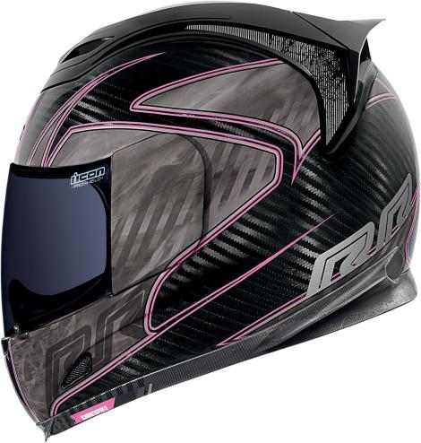 Icon - Icon Side Plate kit for Airframe Carbon RR Helmet - Pink - 0133-0729