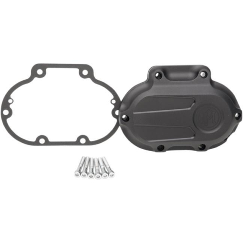 Performance Machine - Performance Machine Scallop 6 Speed Cable Transmission Side Cover - Black Ops - 0066-2027-SMB