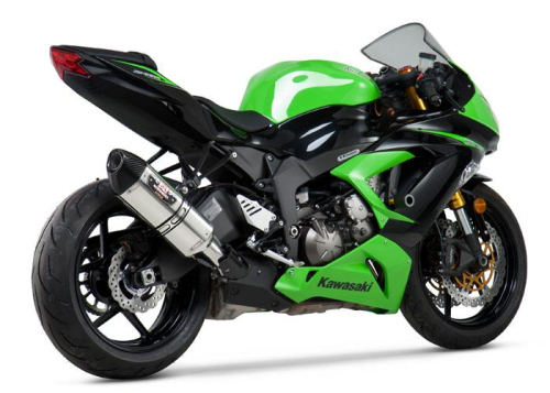 Yoshimura - Yoshimura R-77 Street Series Slip-On - Stainless Steel Muffler - Carbon Fiber End Cap - 1464120520