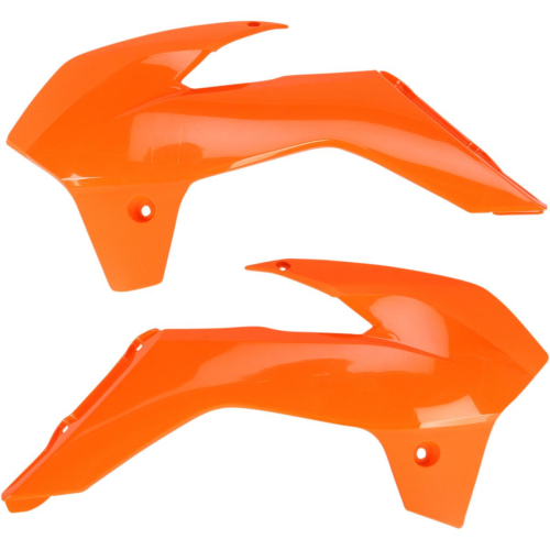 UFO Plastics - UFO Plastics Radiator Covers - KTM Orange - KT04042-147