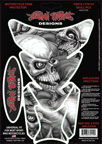 Lethal Threat - Lethal Threat Tank Protector - Skull Pile - LT70114