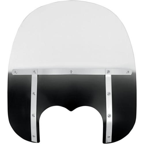 Memphis Shades - Memphis Shades Memphis Fats Windshield (Dual Cutout) - 17in. - Gradient Black - MEM6831