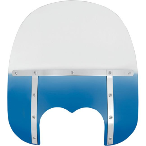 Memphis Shades - Memphis Shades Memphis Fats Windshield (Dual Cutout) - 17in. - Gradient Blue - MEM6836