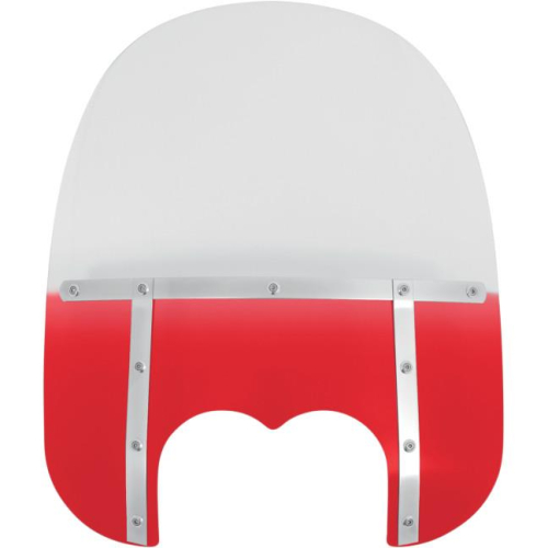 Memphis Shades - Memphis Shades Memphis Fats Windshield (Dual Cutout) - 19in. - Gradient Ruby - MEM6932