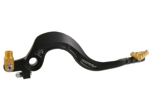 Hammerhead Designs - Hammerhead Designs Rear Rotating Brake Pedal - Gold - RMZ2RBPR GD