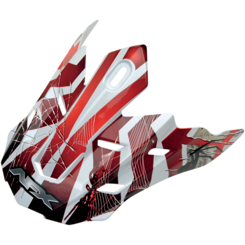 AFX - AFX Peak for FX-17Y Helmets (13 Models) - Trap Multi Red - 0132-0720