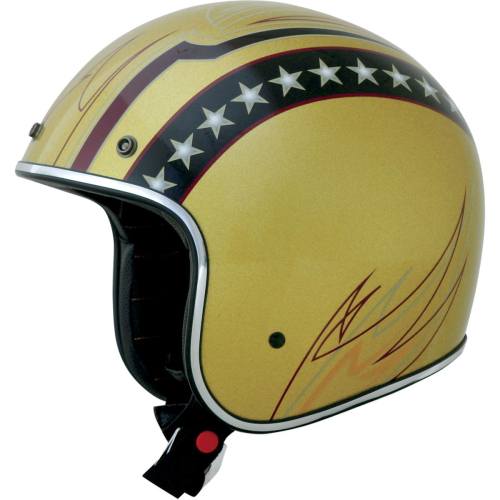 AFX - AFX FX-76 Lines Helmet - 0104-1172 - Gold Lines - Small