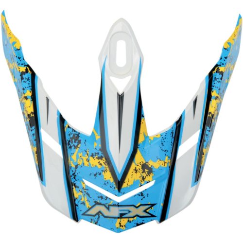 AFX - AFX Peak for FX-19 Helmets (13 Models) - Vibe Multi Blue/Yellow - 0132-0714