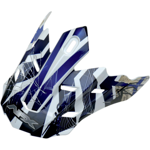 AFX - AFX Peak for FX-17Y Helmets (13 Models) - Trap Multi Blue - 0132-0721