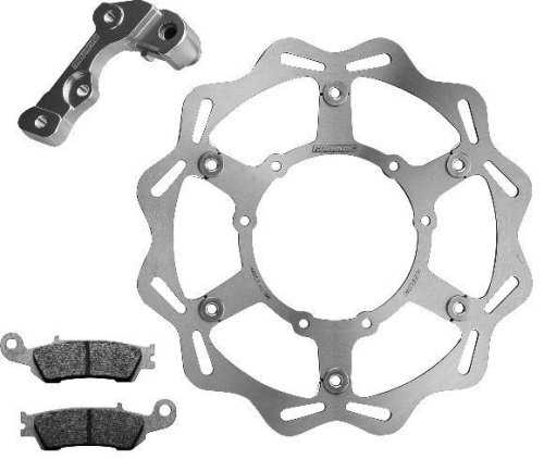 Braking - Braking W-Open Oversized Brake Rotor Kit - OKI164