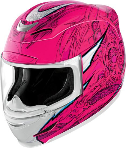 Icon - Icon Side Plate Kit for Airmada Helmet - Sportbike SB1 Pink - 0133-0681