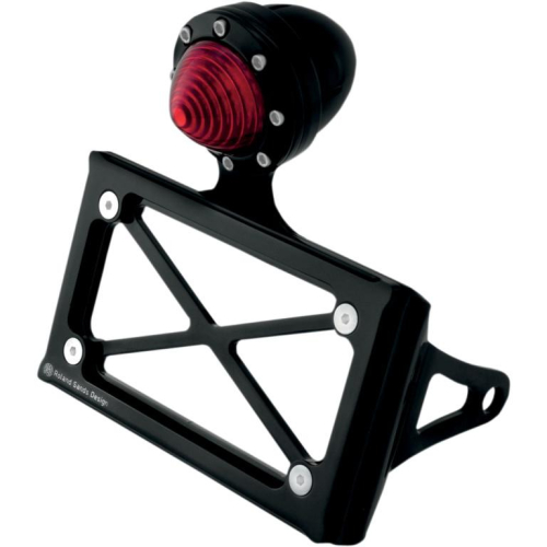 RSD - RSD RSD Taillight Tag Bracket - Horizontal Shock Mount -  Contrast Cut - 0215-2007-BP