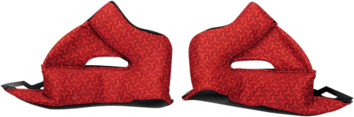 Icon - Icon Cheek Pads for Variant Helmet - Techstar Red - XS (40mm) - 0134-1411