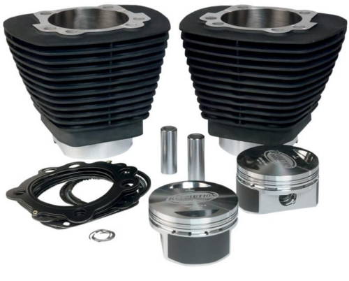 Revolution Performance - Revolution Performance Bolt-On Big Bore Kit (85in. Domed) - Bore 3.563in. - 10.5:1 Compression - Black - 201-205W