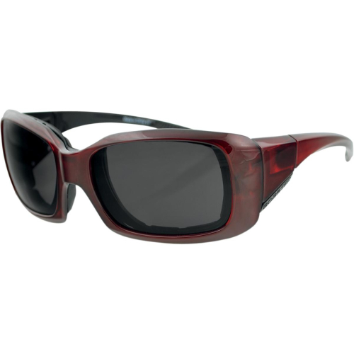 Bobster Eyewear - Bobster Eyewear AVA Convertible Womens Sunglasses - BAVA301 - Red/Smoke Lens - OSFM