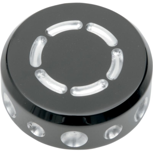 Drag Specialties - Drag Specialties Dipstick Cover - Gloss Black Machined - T03-0097BDS