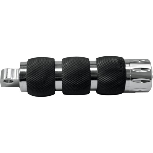 Avon Grips - Avon Grips Rival Air Cushioned Male-Mount Footpegs - Chrome - FP-AIR-90-CH-RI