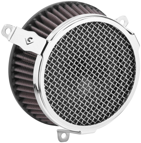 Cobra - Cobra Plain Air Cleaner Kit - Chrome - 606-0100-03
