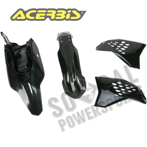 Acerbis - Acerbis Plastic Kit - Black - 2320840001