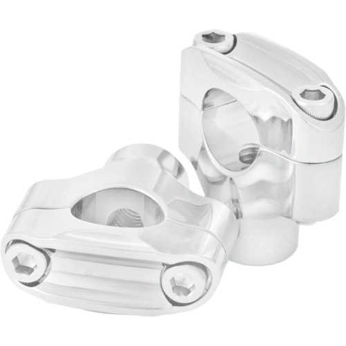 RSD - RSD Nostalgia Risers for 1in. Handlebars - 2-Bolt - Chrome - 0208-2049-CH