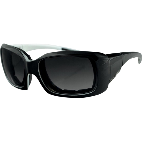 Bobster Eyewear - Bobster Eyewear AVA Convertible Womens Sunglasses - BAVA501 - Black, Pearl/Smoke Lens - OSFM