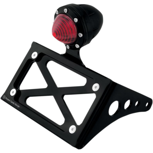 RSD - RSD RSD Taillight Tag Bracket - Horizontal Pass Peg Mount - Contrast Cut - 0215-2005-BP