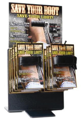 Ryder Clips - Ryder Clips Ryder Clips V-twin Skins Display for 10 pcs. - DISPLAY2-VT