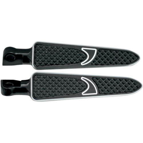 Carl Brouhard Designs - Carl Brouhard Designs Elite Foot Pegs - Black - FP-0001-B