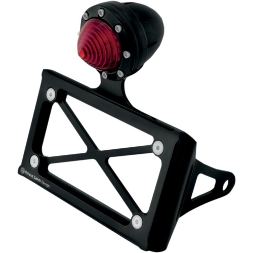 RSD - RSD RSD Taillight Tag Bracket - Horizontal Shock Mount - Black Ops - 0215-2007-TBP