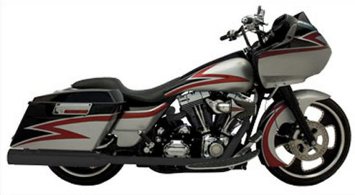 SuperTrapp - SuperTrapp True Duals Headpipes - Black - 167-72578