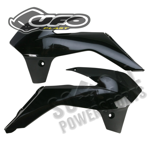UFO Plastics - UFO Plastics Radiator Covers - Black - KT04042-001