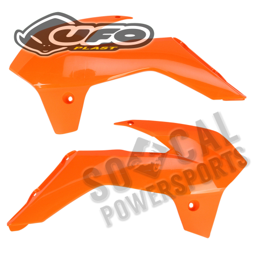 UFO Plastics - UFO Plastics Radiator Covers - Orange - KT04042-127