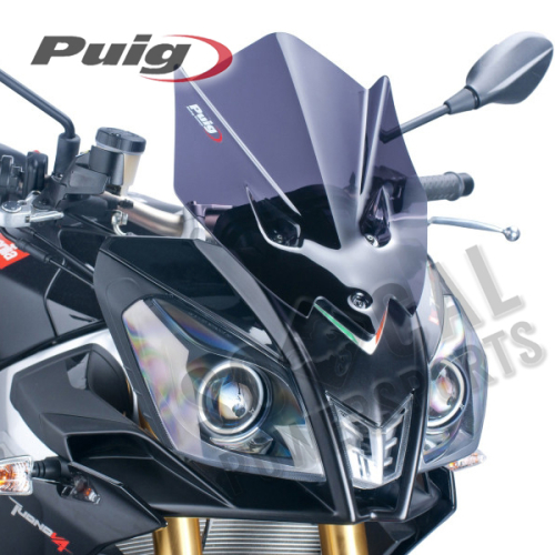 PUIG - PUIG Racing Windscreen - Dark Smoke - 5647F