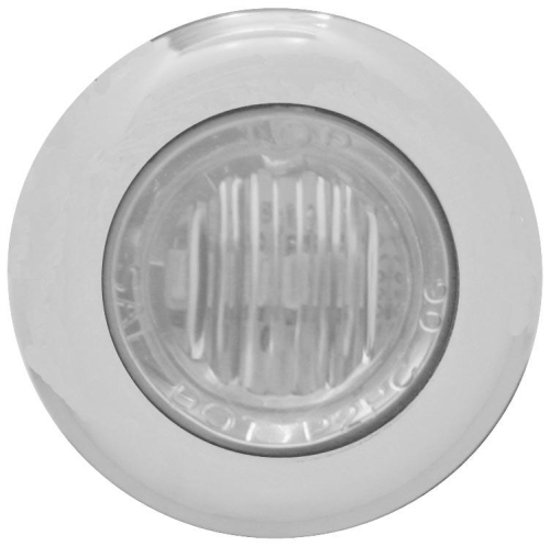 Pro-One Performance - Pro-One Performance LED Mini Marker Light - White LED - Clear Lens - 402190