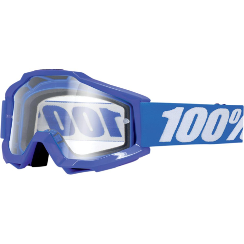 100% - 100% Accuri Reflex Blue Goggles - 50200-002-02 - Reflex Blue/Blue / Clear Lens - OSFM