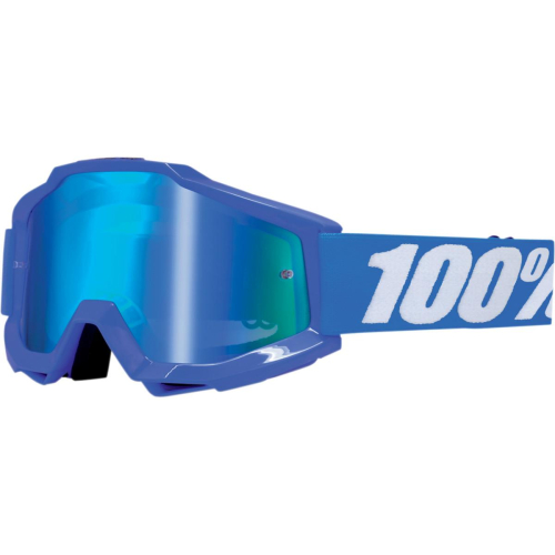 100% - 100% Accuri Reflex Blue Goggles - 50210-002-02 - Reflex Blue/Blue / Blue Lens - OSFM