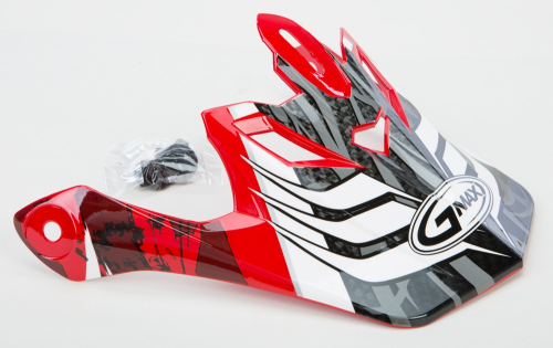 G-Max - G-Max Visor for GM-46X Helmets - Shredder Red - XS/Sm - G046010